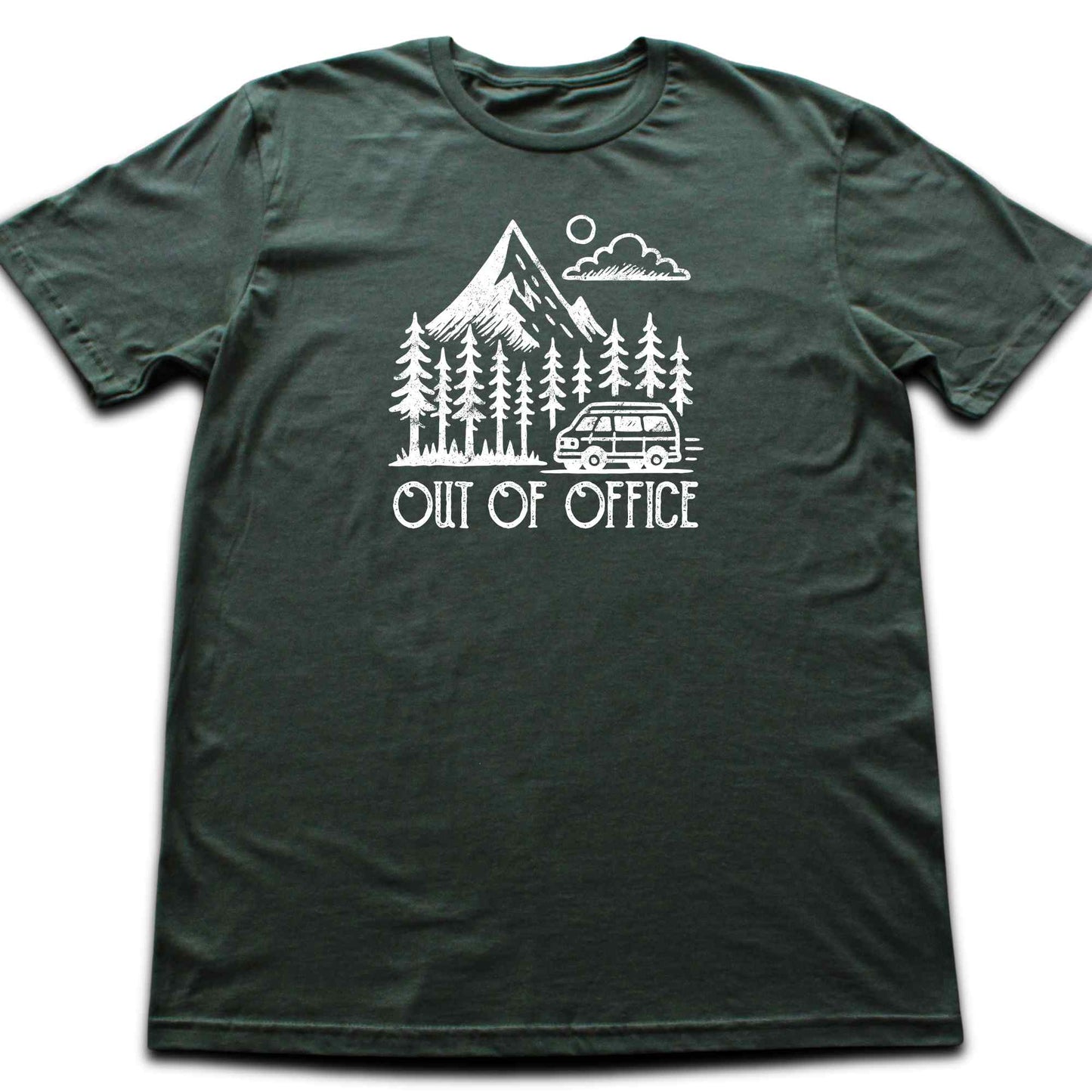 Out Of Office Van Landscape T-shirt