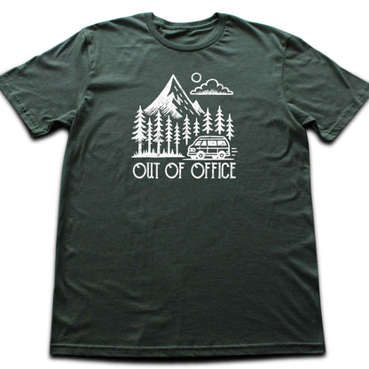 Out Of Office Van Landscape T-shirt