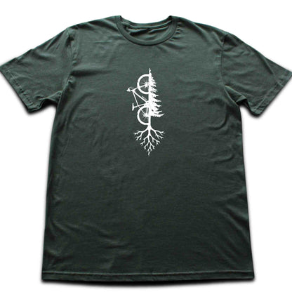 Mountain Bike and Tree T-shirt