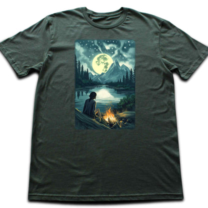 Night landscape Fire Place T-shirt