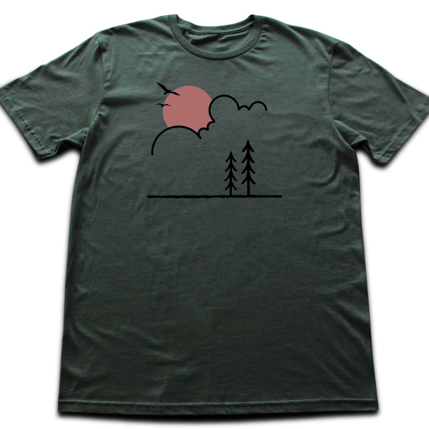 Sun And Cloud Minimalist T-shirt
