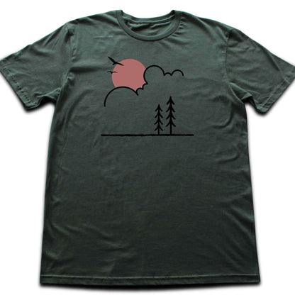 Sun And Cloud Minimalist T-shirt