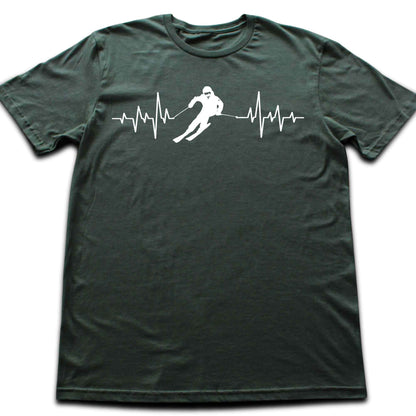 Heart Beat Skier T-shirt