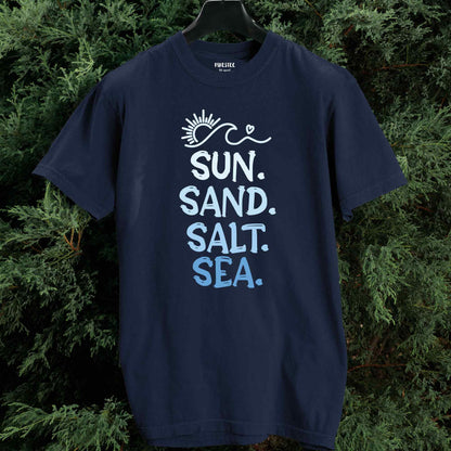 Sun, Sand, Salt, Sea T-shirt