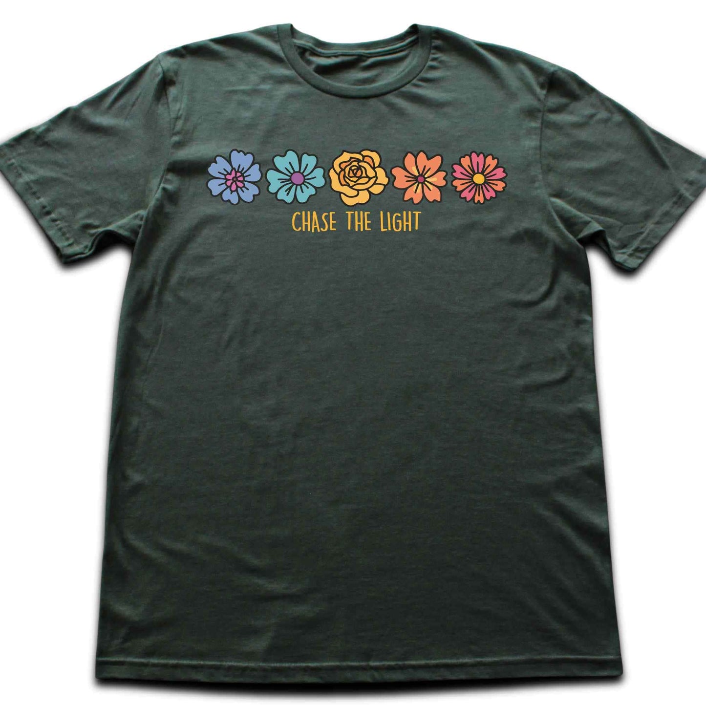 Chase The Light Flowers T-shirt