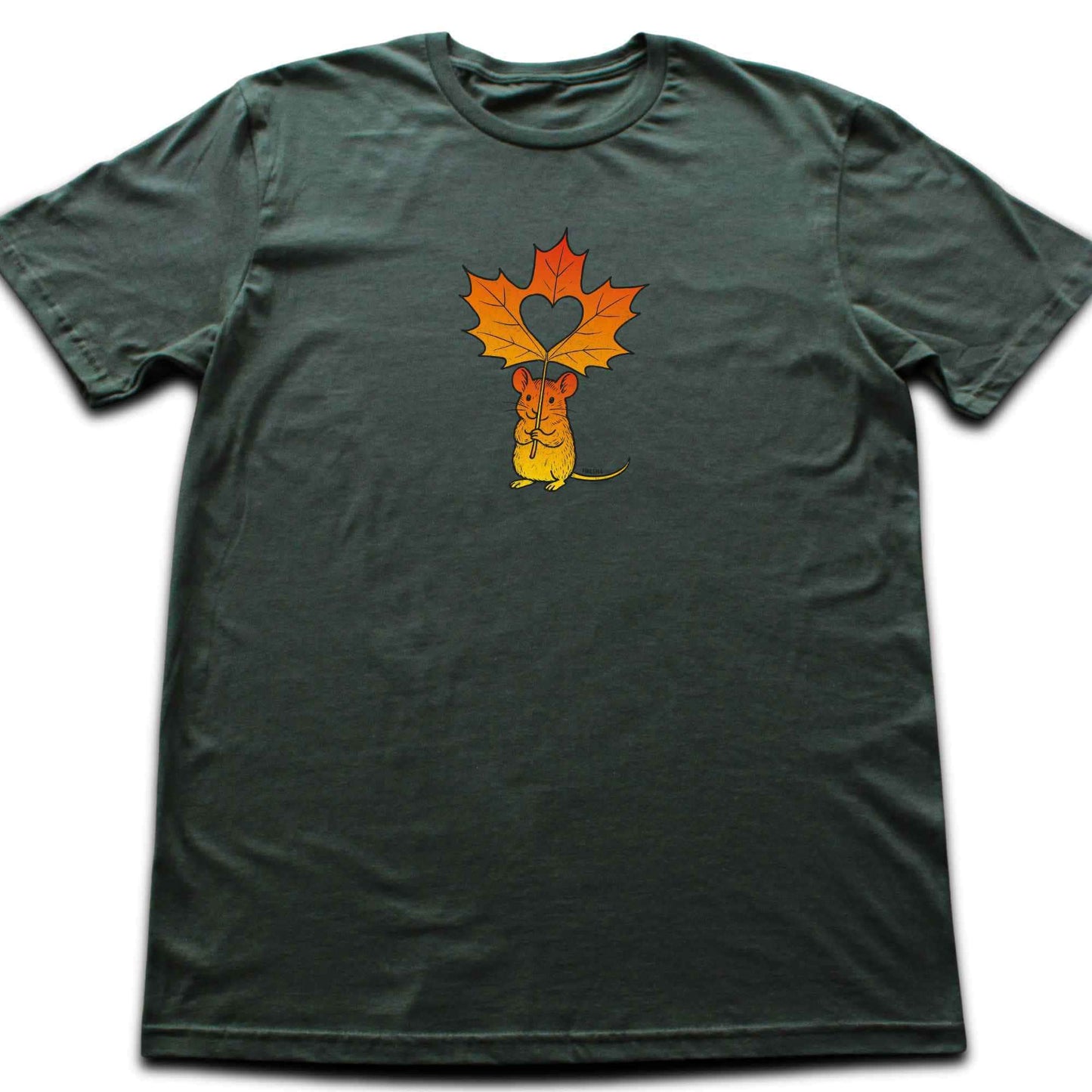 Mouse Heart Leave T-shirt