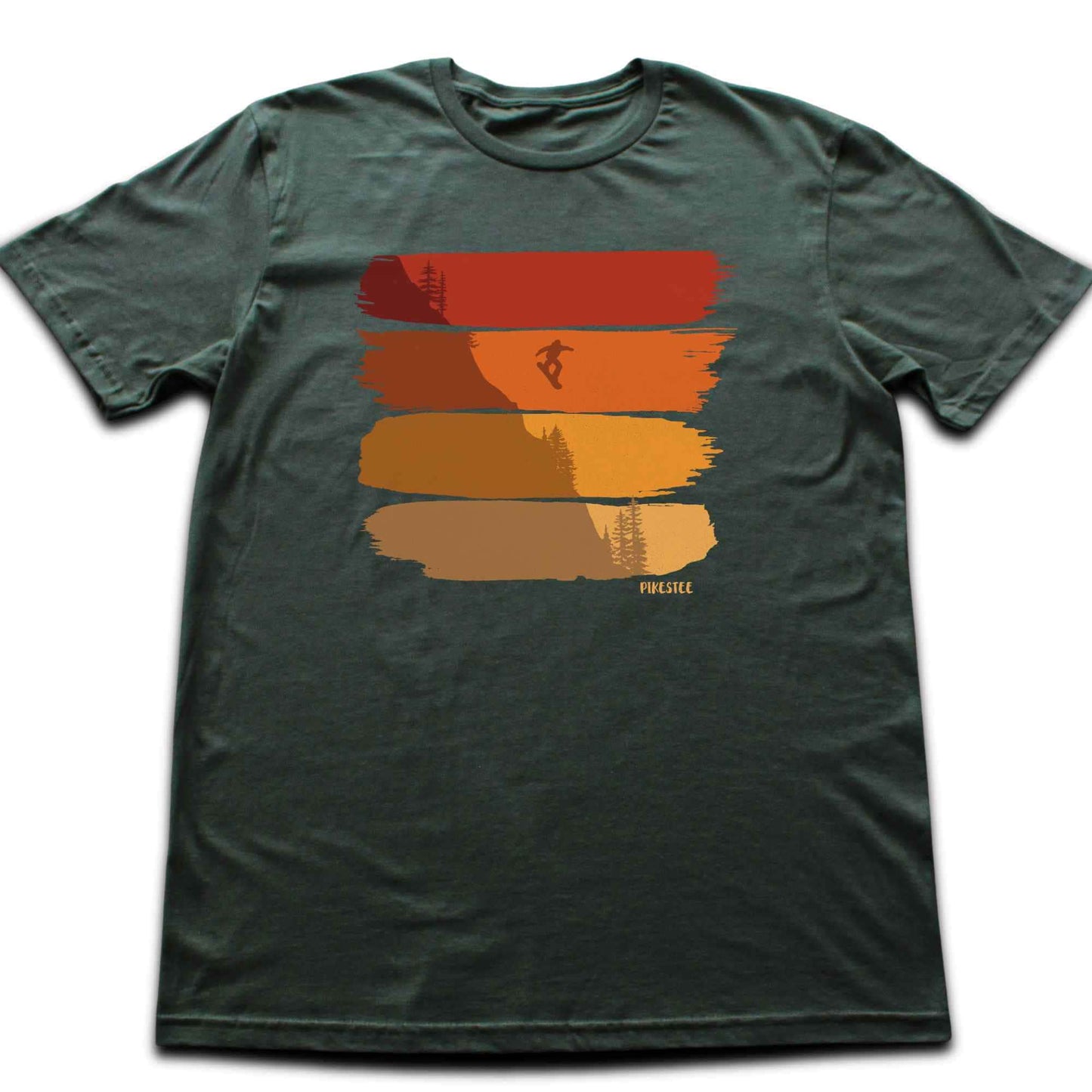 Gradient Snowboard Colors T-shirt