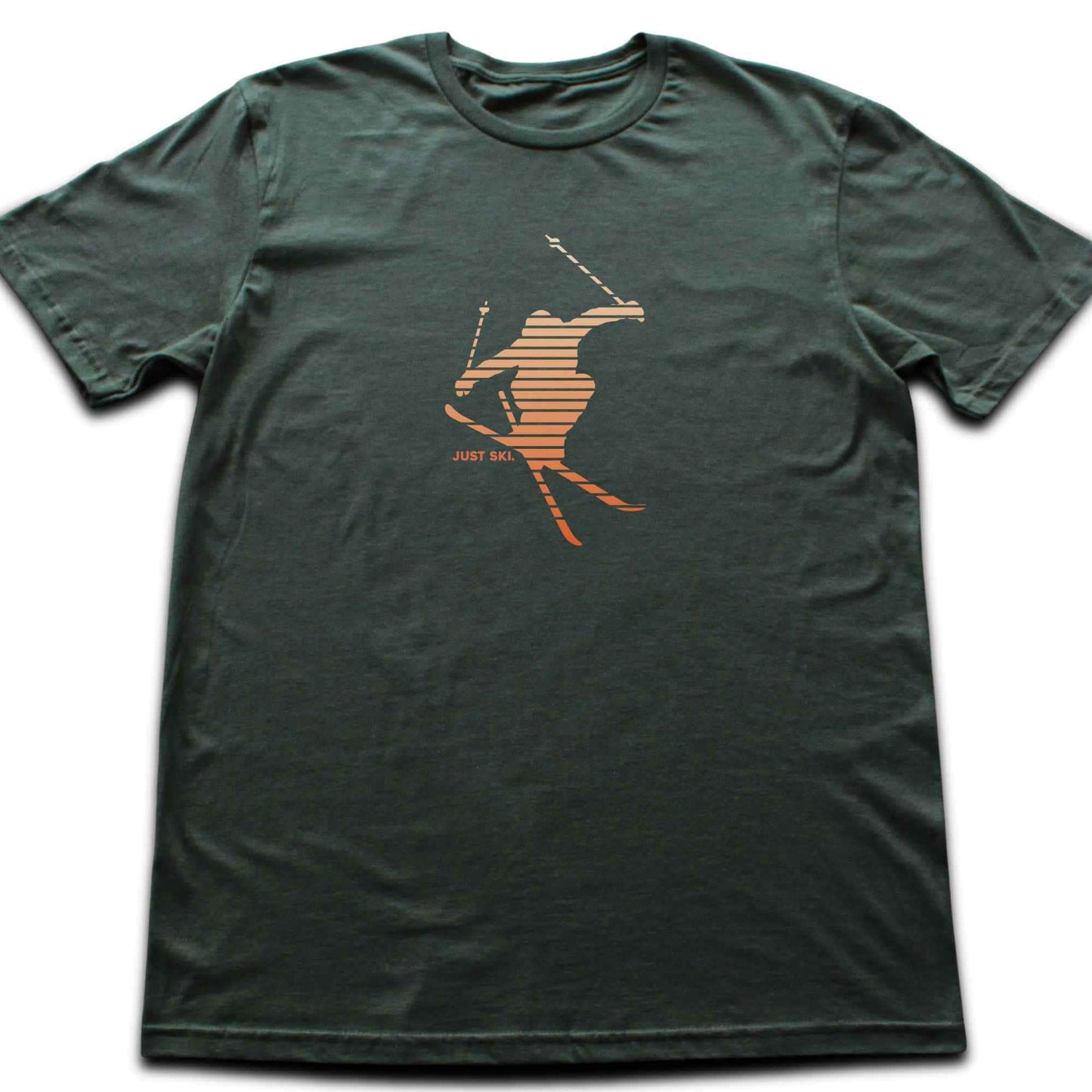 Skier Gradient, Just Ski T-shirt
