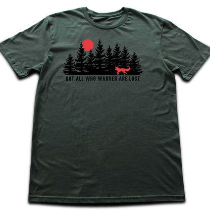 Not All Who Wander Are Lost Fox T-shirt