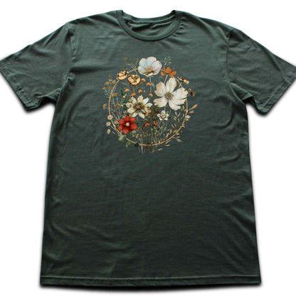 Gold Flowers T-shirt