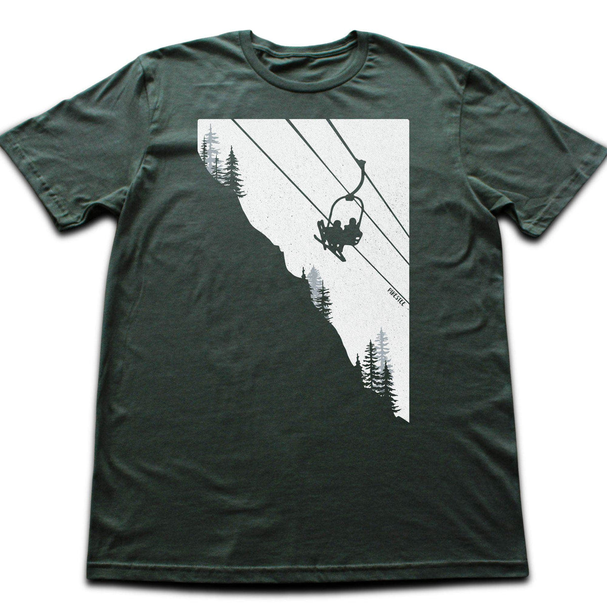 Ski Chair Landscape T-shirt