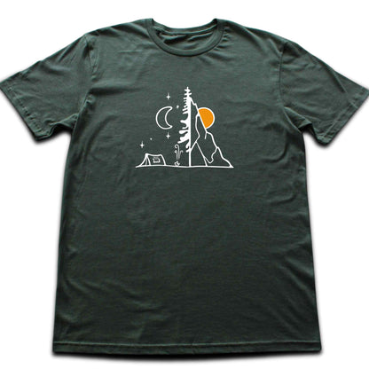 Camp In The Mountain T-shirt