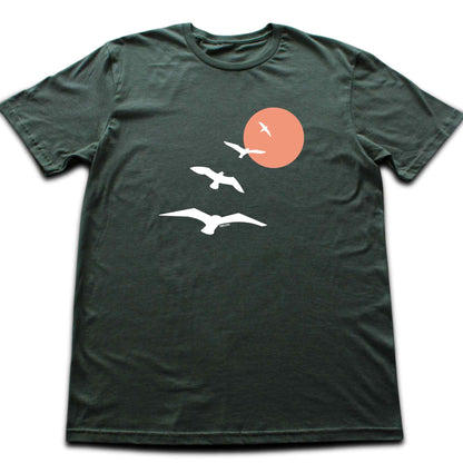 Birds Path Sun T-shirt