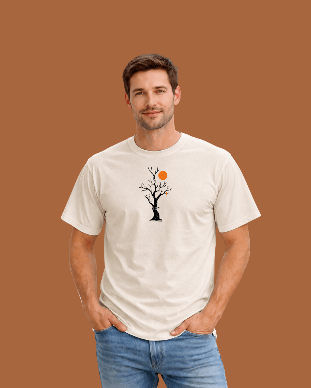 Old Tree And Sun T-shirt