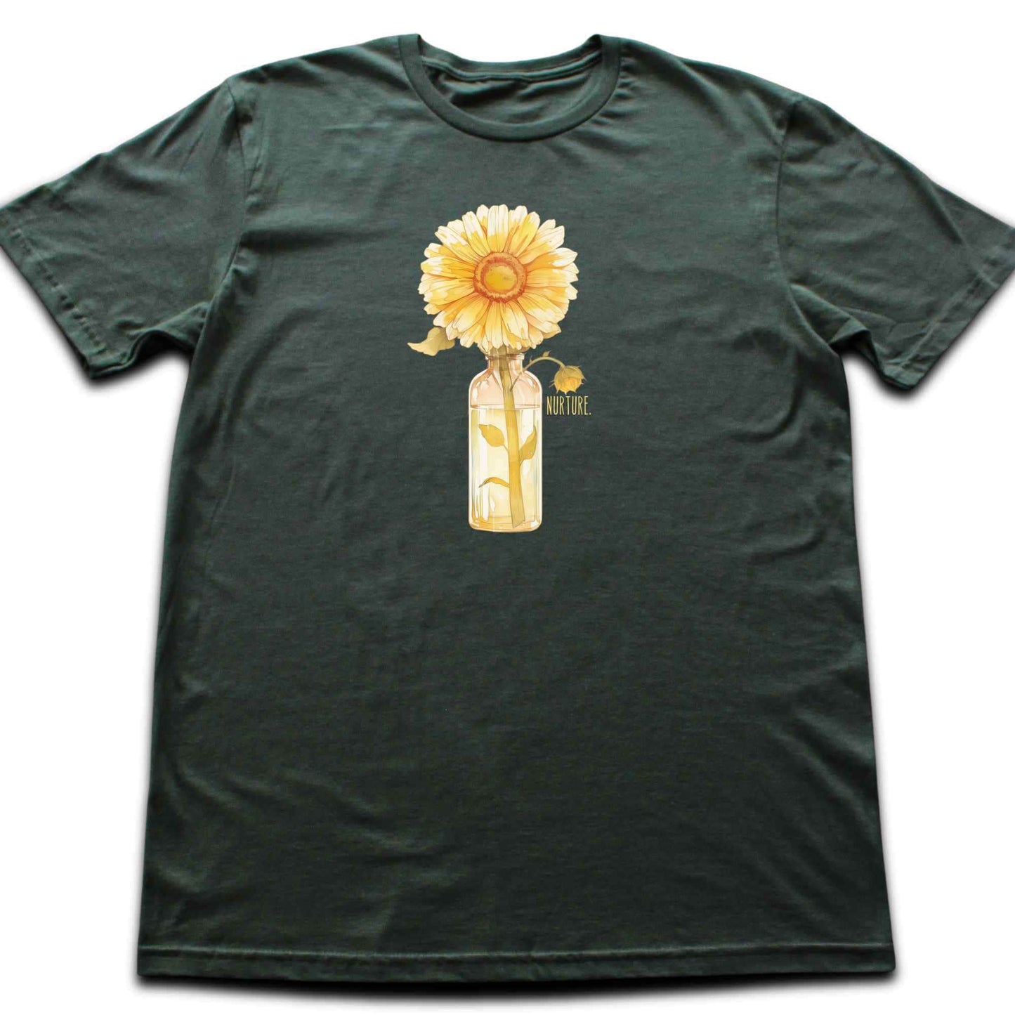 Nurture Sun Flower Bottle T-shirt