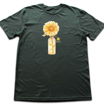 Nurture Sun Flower Bottle T-shirt