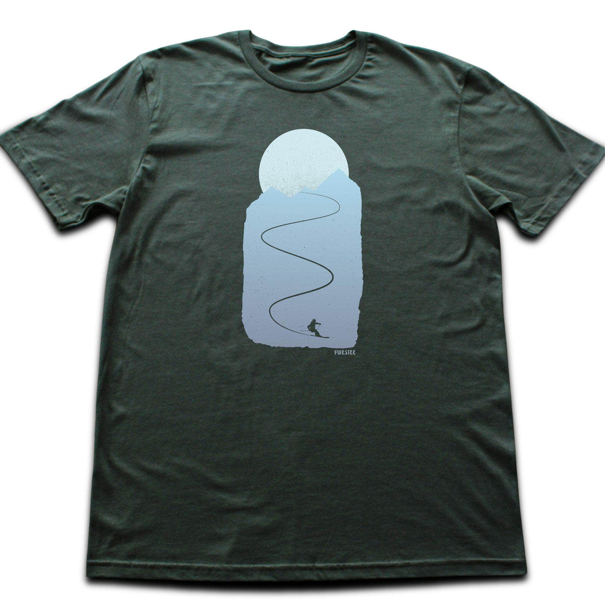 Ski Slalom Grunge T-shirt