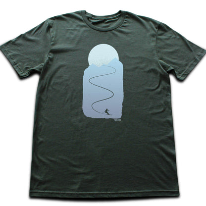 Ski Slalom Grunge T-shirt