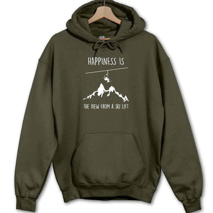 The View From The Ski Lift Hoodie