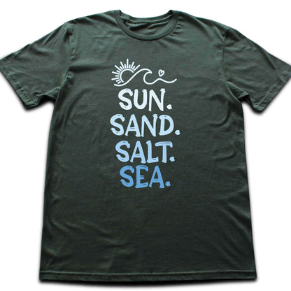 Sun, Sand, Salt, Sea T-shirt