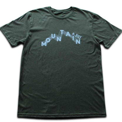 Abstract Mountain Bike T-shirt