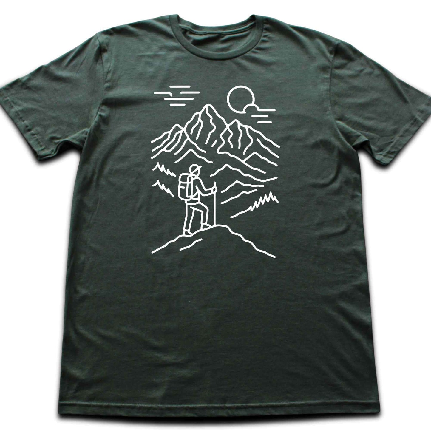 Hiker On Top T-shirt