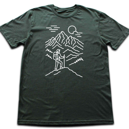 Hiker On Top T-shirt
