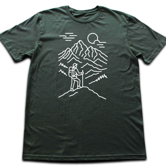 Hiker On Top T-shirt