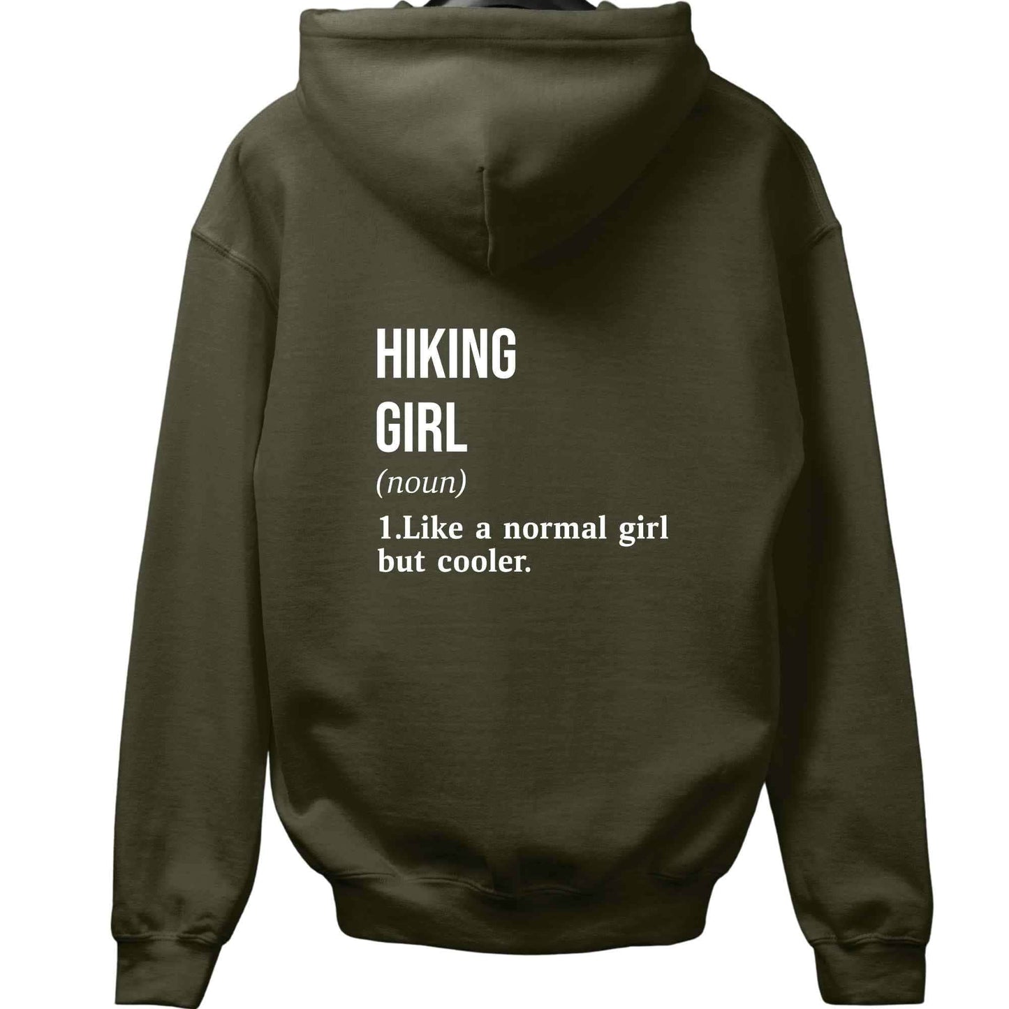 Hiking Girl Definition Back-Print Hoodie