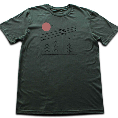 Trees and Power Lines T-shirt