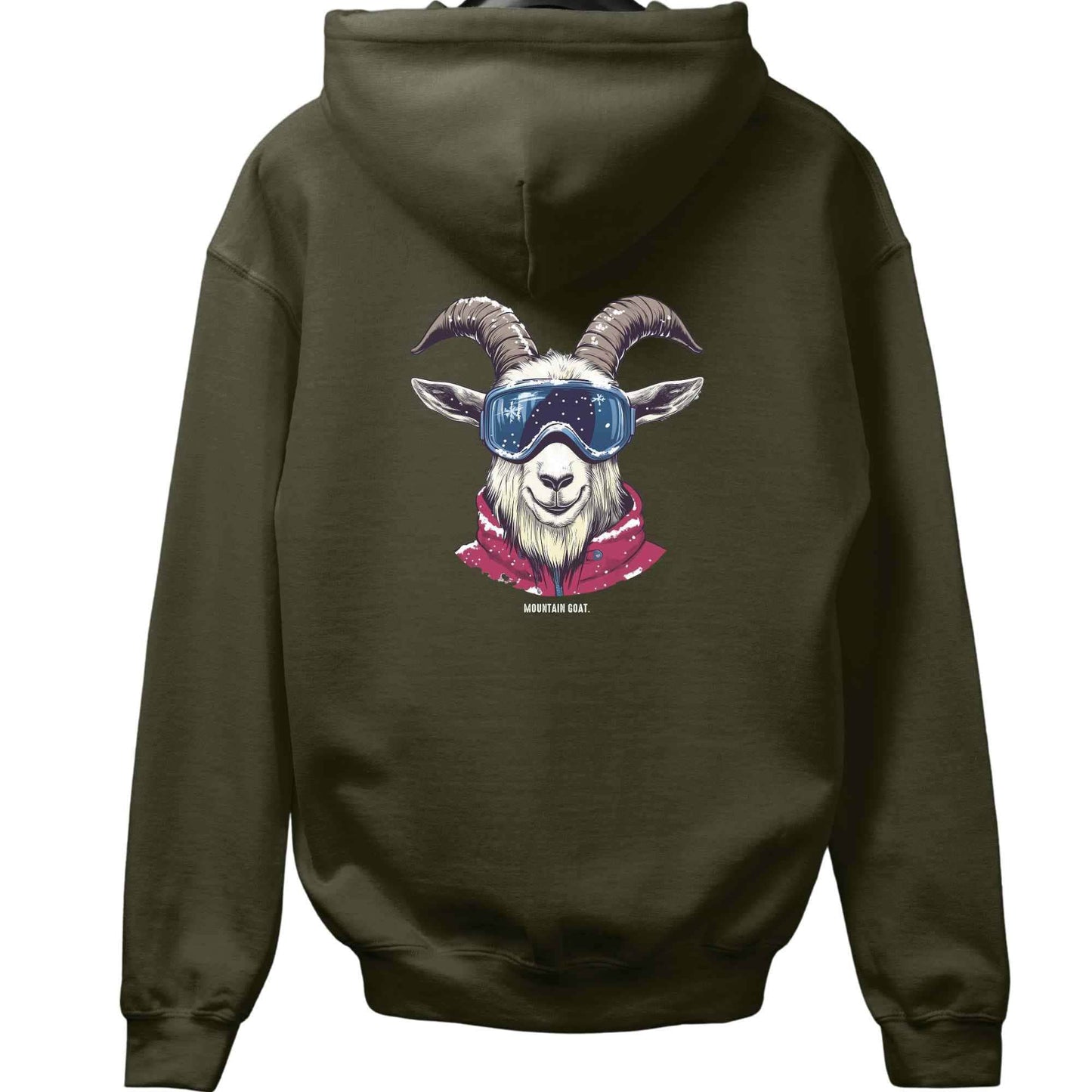 Ski Goat Back-Print Hoodie