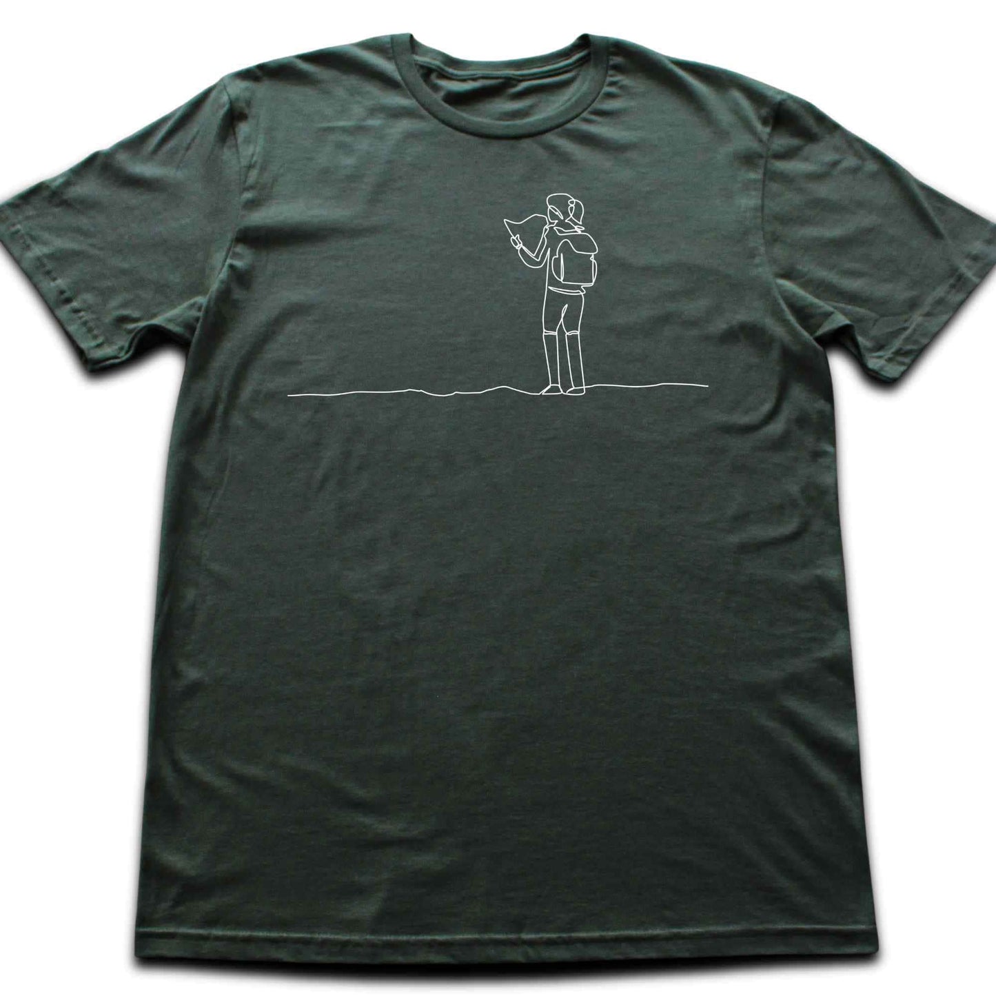 Line Art Map T-shirt