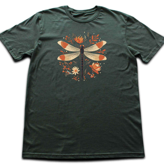 Floral DragonFly  T-shirt