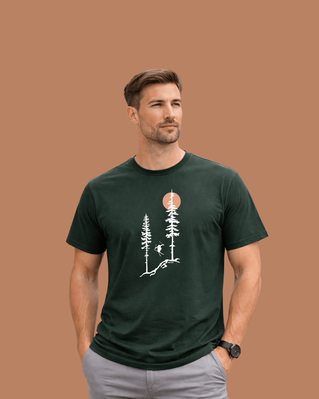 Ski Jump Trees T-shirt