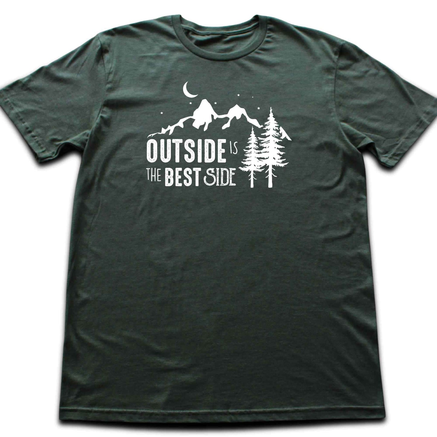 Outside Is The Best Side  T-shirt