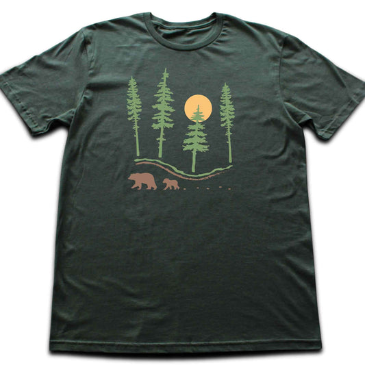 Bear Family Path T-shirt