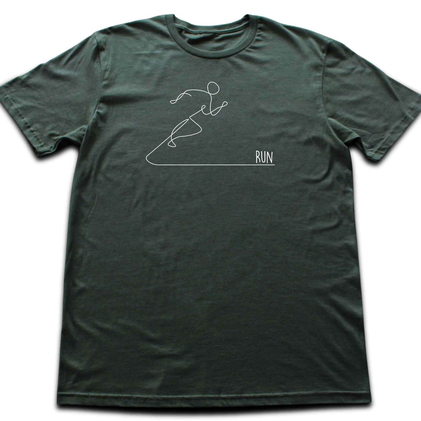 Run Line Art T-shirt