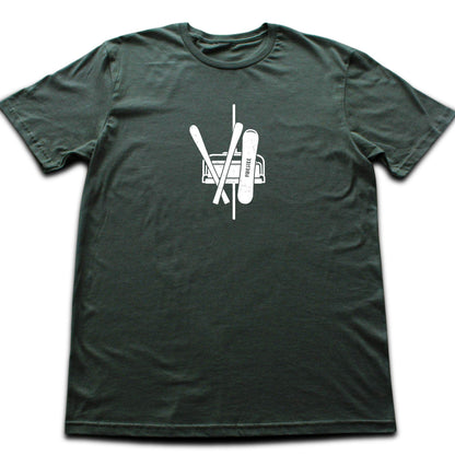 Ski And Snowboard Chair T-shirt