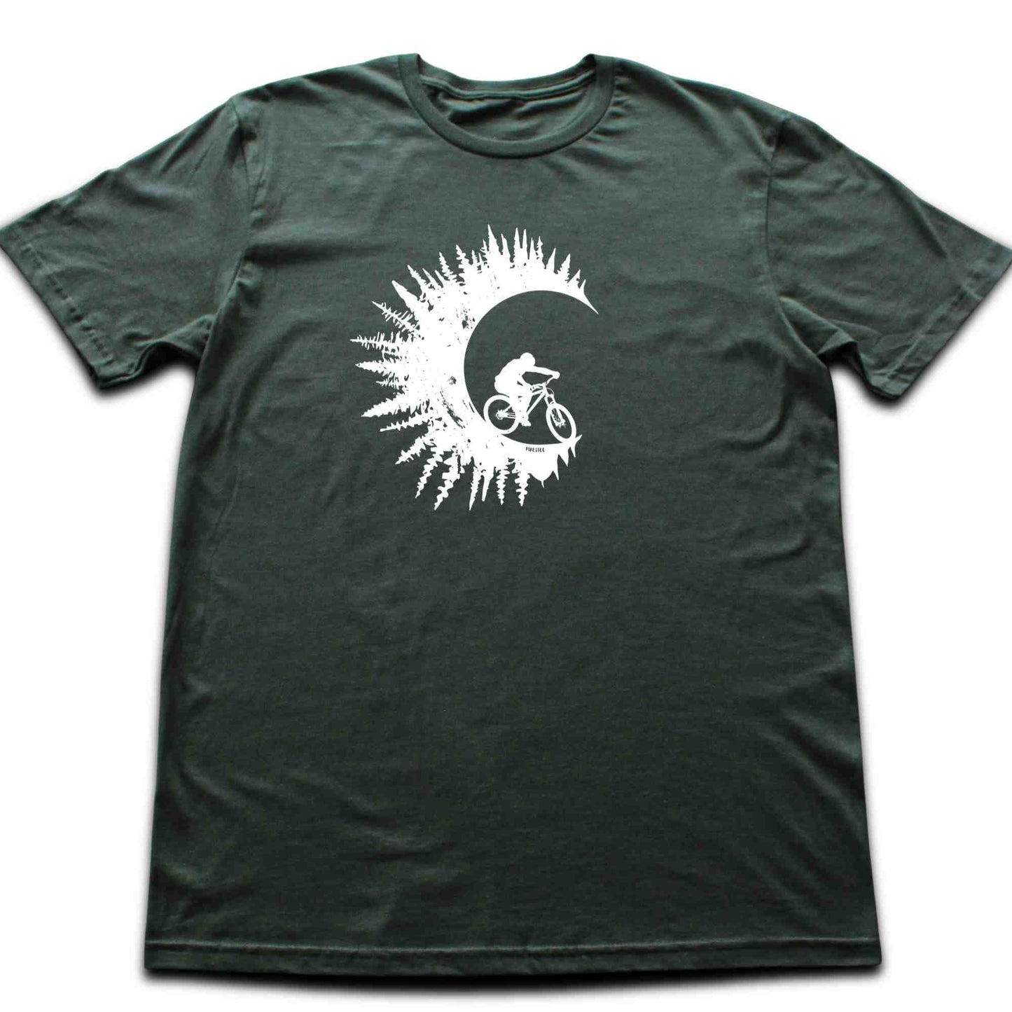 Mountain Bike Round Trees T-shirt