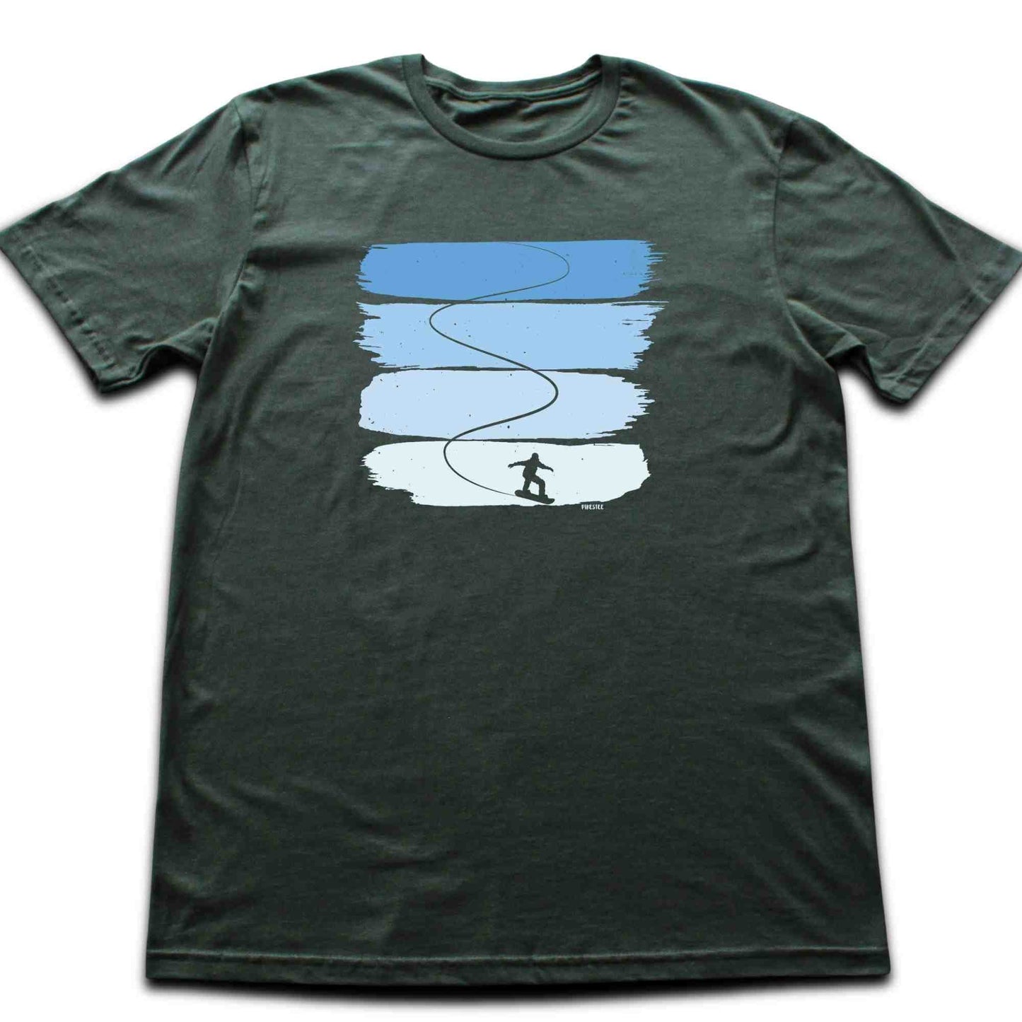 Gradient Snowboard Slalom T-shirt