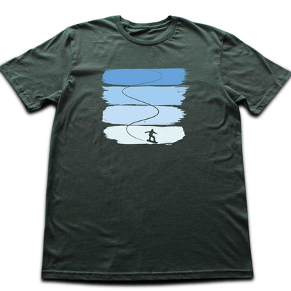 Gradient Snowboard Slalom T-shirt