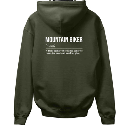 Mountain Biker Back-Print Hoodie