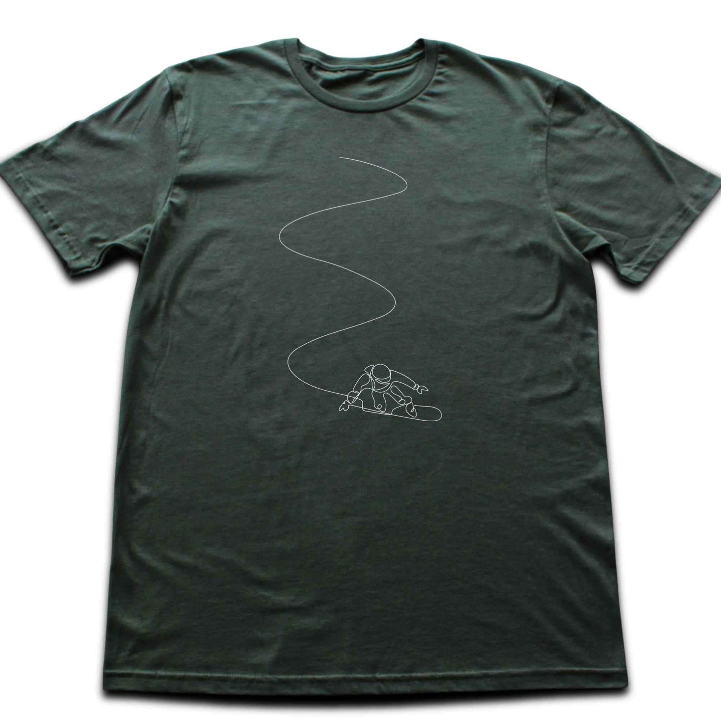 Snowboarder Slalom Art T-shirt
