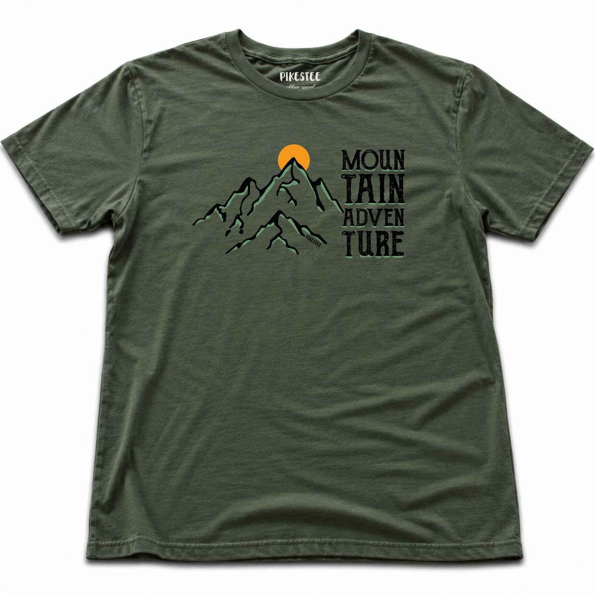 Mountain Adventure T-shirt - Military Green