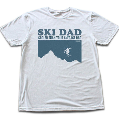 Cooler Than Your Average Dad T-shirt - White
