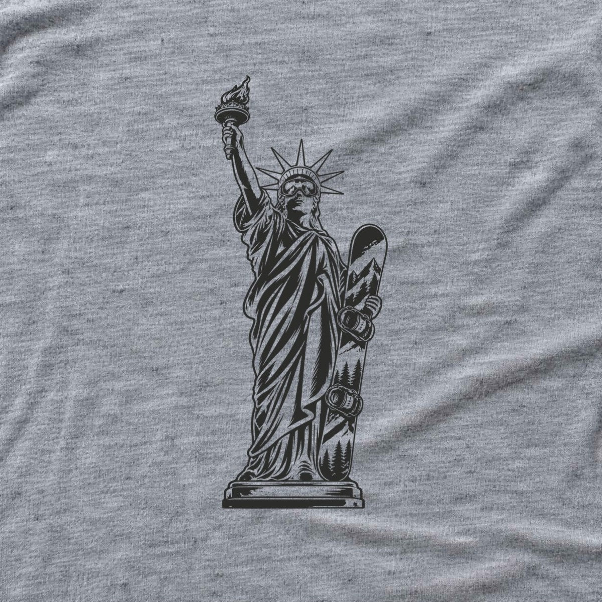 Liberty Snowboard T-shirt - Sport Grey - hero