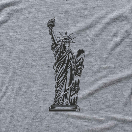 Liberty Snowboard T-shirt - Sport Grey - hero