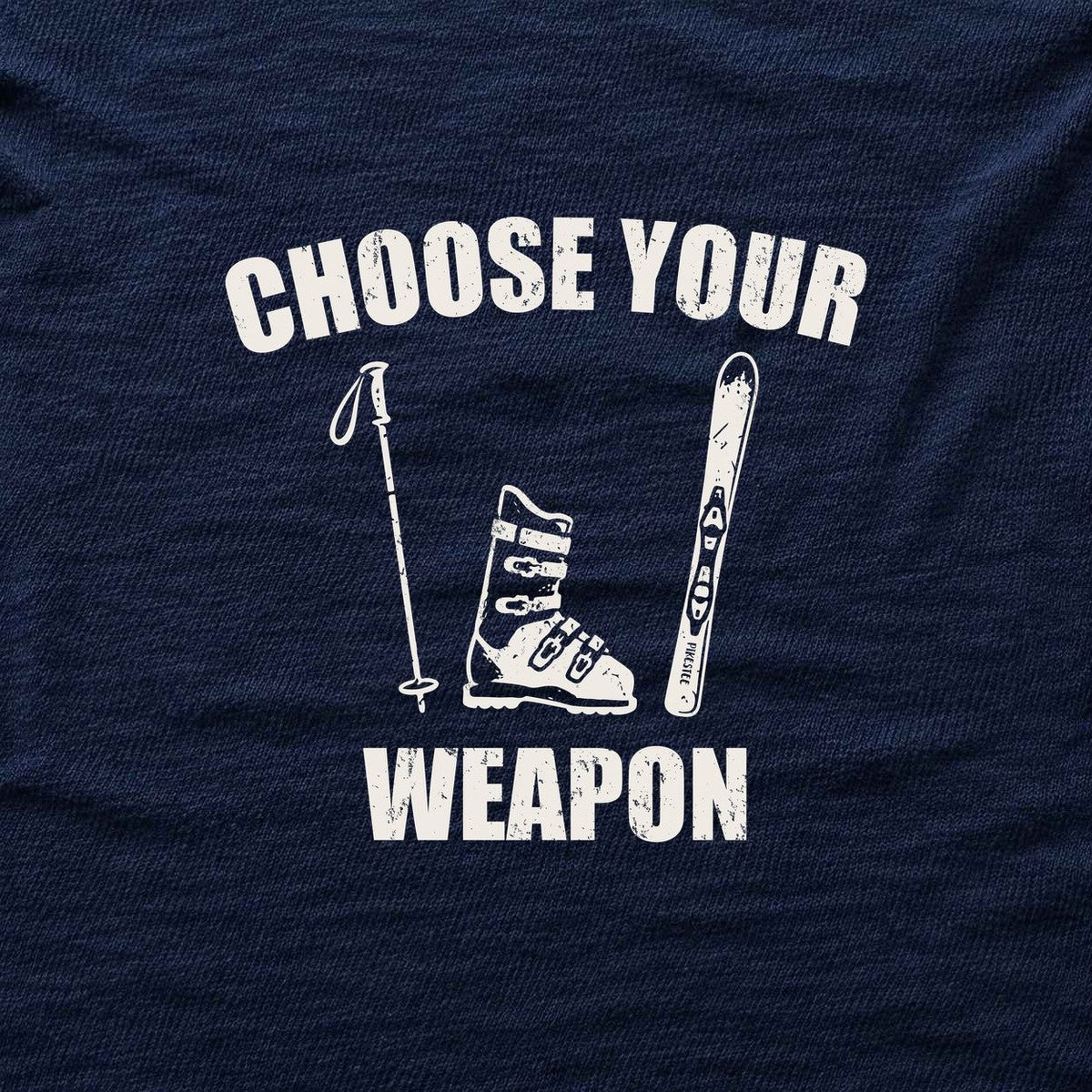 Choose Your Weapon T-shirt - Navy - hero