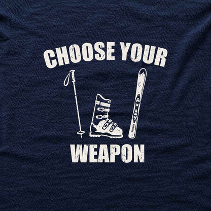 Choose Your Weapon T-shirt - Navy - hero