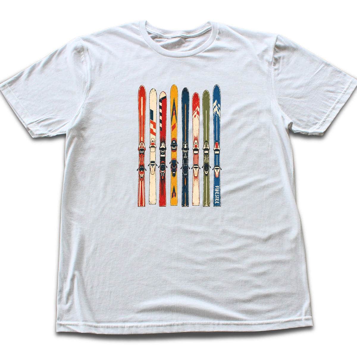 Vintage Ski Rack T-shirt - White